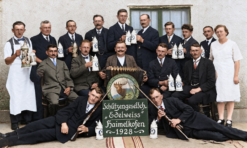 nachträglich coloriert